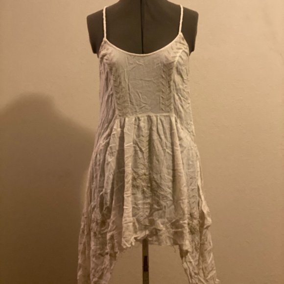 Free People Intimately Cream Handkerchief Dress - Picture 1 of 9